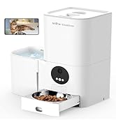 Amazon | 【業界初登場！2in1一体型 】自動給餌器 猫 中小型犬用 給餌